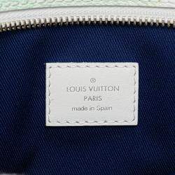 Pre Owned Louis Vuitton Watercolor Monogram Weekend Tote Gm Bag/Shoulder Bag White/Multicolor Leather