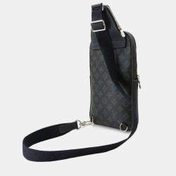 Pre Owned Louis Vuitton Lv Fall Monogram Record Avenue Sling Bag Rfid Body Bag