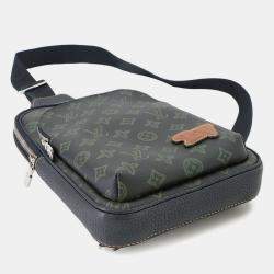 Pre Owned Louis Vuitton Lv Fall Monogram Record Avenue Sling Bag Rfid Body Bag
