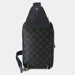 Pre Owned Louis Vuitton Lv Fall Monogram Record Avenue Sling Bag Rfid Body Bag