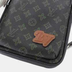 Pre Owned Louis Vuitton Lv Fall Monogram Record Avenue Sling Bag Rfid Body Bag