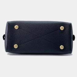 Pre Owned Louis Vuitton Monogram Empreinte Neo Alma Bb Handbag Black