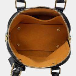 Pre Owned Louis Vuitton Monogram Empreinte Neo Alma Bb Handbag Black