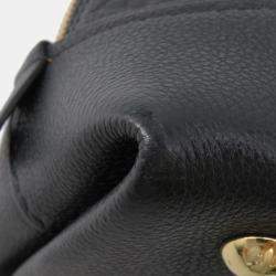 Pre Owned Louis Vuitton Monogram Empreinte Neo Alma Bb Handbag Black