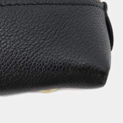 Pre Owned Louis Vuitton Monogram Empreinte Neo Alma Bb Handbag Black