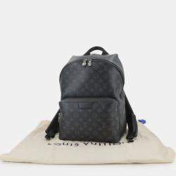 Pre Owned Louis Vuitton Monogram Eclipse Backpack Black Discovery Backpack Pm