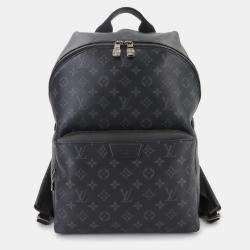 Pre Owned Louis Vuitton Monogram Eclipse Backpack Black Discovery Backpack Pm