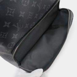 Pre Owned Louis Vuitton Monogram Eclipse Backpack Black Discovery Backpack Pm
