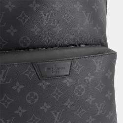 Pre Owned Louis Vuitton Monogram Eclipse Backpack Black Discovery Backpack Pm