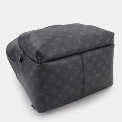 Pre Owned Louis Vuitton Monogram Eclipse Backpack Black Discovery Backpack Pm