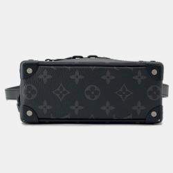 Pre Owned Louis Vuitton Monogram Eclipse Mini Soft Trunk Shoulder Bag Black