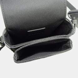 Pre Owned Louis Vuitton S-Lock Vertical Wearable Wallet Shoulder Bag M81524 In Taurillon Noir (Black)
