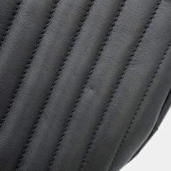 Pre Owned Louis Vuitton New Wave Bum Bag Calfskin Leather Black