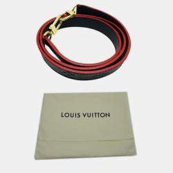Pre Owned Louis Vuitton Three Pm Handbag Monogram Empreinte Marine Rouge (Navy/Red)