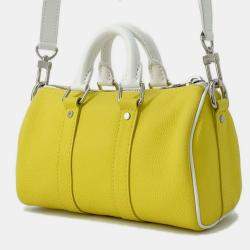 Pre Owned Louis Vuitton Handbag Keepall Xs Taurillon Leather White