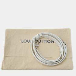 Pre Owned Louis Vuitton Handbag Keepall Xs Taurillon Leather White