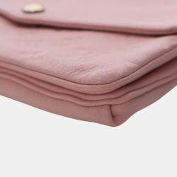 Pre Owned Louis Vuitton Pink Monogram Empreinte Twice