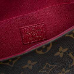 Pre Owned Louis Vuitton Brown Monogram Pochette Felicie