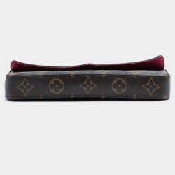 Pre Owned Louis Vuitton Brown Monogram Pochette Felicie