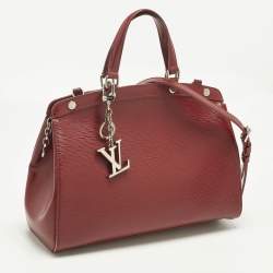 Pre Owned Louis Vuitton Red Epi Leather Brea MM Bag