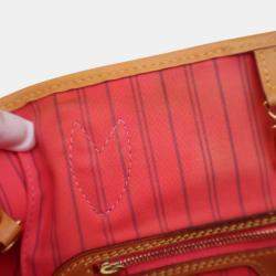 Pre Owned Louis Vuitton Brown Monogram V Neverfull MM