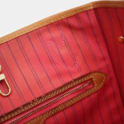 Pre Owned Louis Vuitton Brown Monogram V Neverfull MM