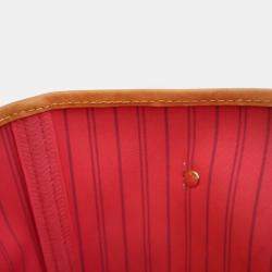 Pre Owned Louis Vuitton Brown Monogram V Neverfull MM