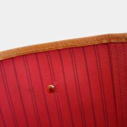 Pre Owned Louis Vuitton Brown Monogram V Neverfull MM