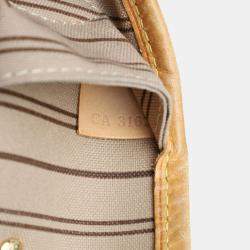 Pre Owned Louis Vuitton Brown Monogram Neverfull MM