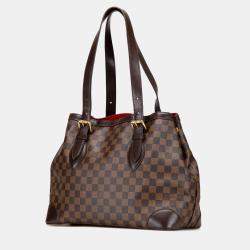 Pre Owned Louis Vuitton Brown Damier Ebene Hampstead MM