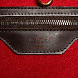 Pre Owned Louis Vuitton Brown Damier Ebene Hampstead MM