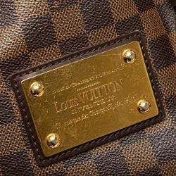 Pre Owned Louis Vuitton Brown Damier Ebene Hampstead MM
