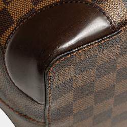 Pre Owned Louis Vuitton Brown Damier Ebene Hampstead MM