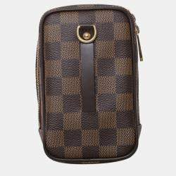 Pre Owned Louis Vuitton Damier Ebene Okapi PM Pouch