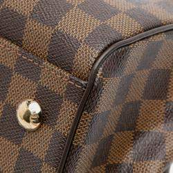 Pre Owned Louis Vuitton Brown Damier Ebene Trevi PM