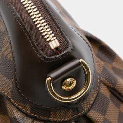 Pre Owned Louis Vuitton Brown Damier Ebene Trevi PM