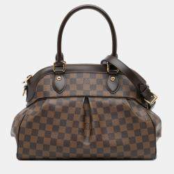 Pre Owned Louis Vuitton Brown Damier Ebene Trevi PM