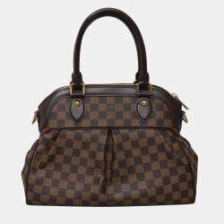 Pre Owned Damier Ebene Trevi PM Bag