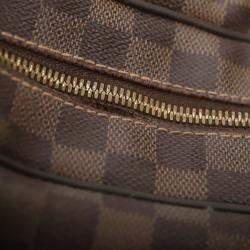 Pre Owned Damier Ebene Rivington GM Shoulder Bag