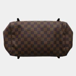 Pre Owned Damier Ebene Rivington GM Shoulder Bag