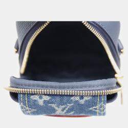 Pre Owned x Nigo Denim Detail Flap Double Phone Pouch