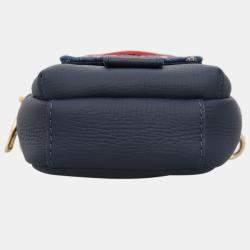 Pre Owned x Nigo Denim Detail Flap Double Phone Pouch