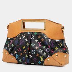 Pre Owned Louis Vuitton Black Monogram Multicolore Judy MM