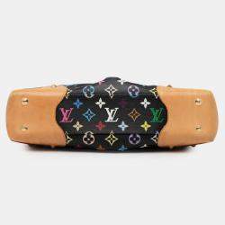Pre Owned Louis Vuitton Black Monogram Multicolore Judy MM