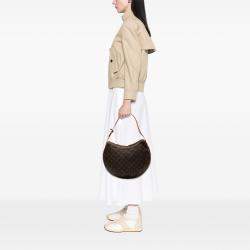 Pre Owned Louis Vuitton Brown Monogram Croissant GM