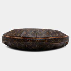 Pre Owned Louis Vuitton Brown Monogram Croissant GM