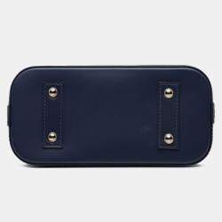 Pre Owned Louis Vuitton Navy Blue Epi Alma BB