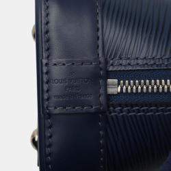 Pre Owned Louis Vuitton Navy Blue Epi Alma BB