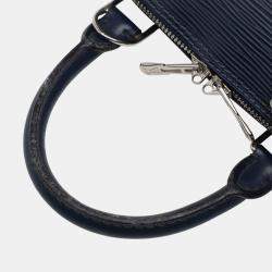 Pre Owned Louis Vuitton Navy Blue Epi Alma BB