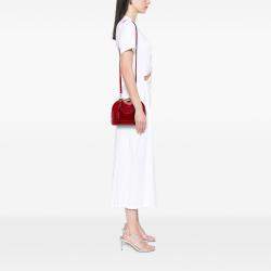 Pre Owned Louis Vuitton Red Monogram Vernis Alma BB